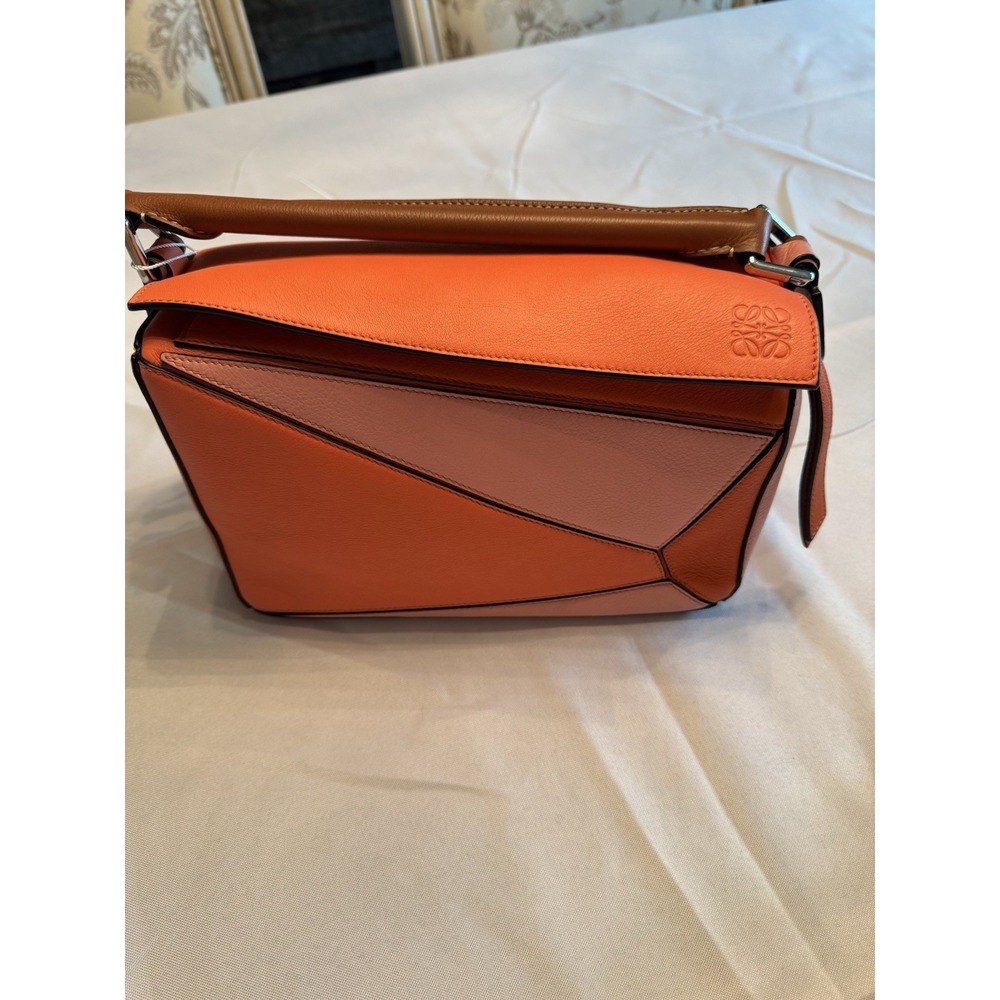 Loewe Puzzle Bag‎ Leather Mini. Multi Color. Beautiful Purse. Mini Carry